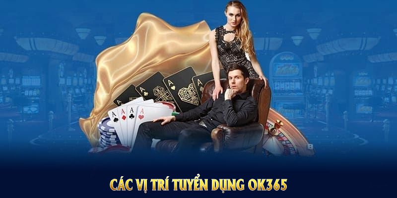 Các vị trí tuyển dụng OK365 2025 đang cần nhân sự có chuyên môn