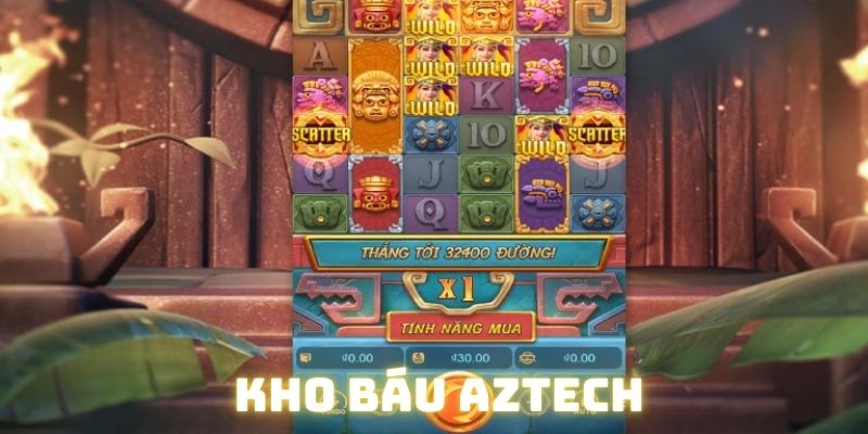 Bí kíp chinh phục tiền tỷ nhờ quay hũ kho báu Aztech